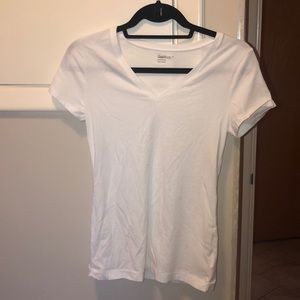 White V-neck Tee from GapBody